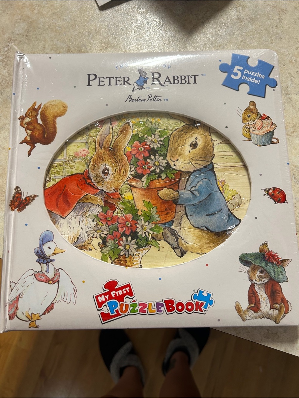 Peter Rabbit My First Puzzle Book - White/Cream